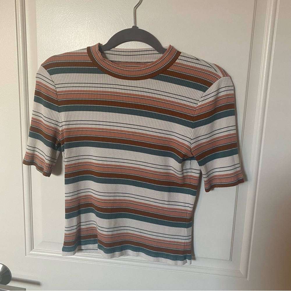 MADEWELL Mockneck Crop Tee